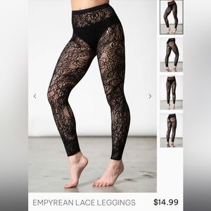 Killstar NWT Empyrean Lace Leggings, OS, brand new never worn